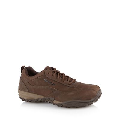 Caterpillar Dark brown lace up trainers